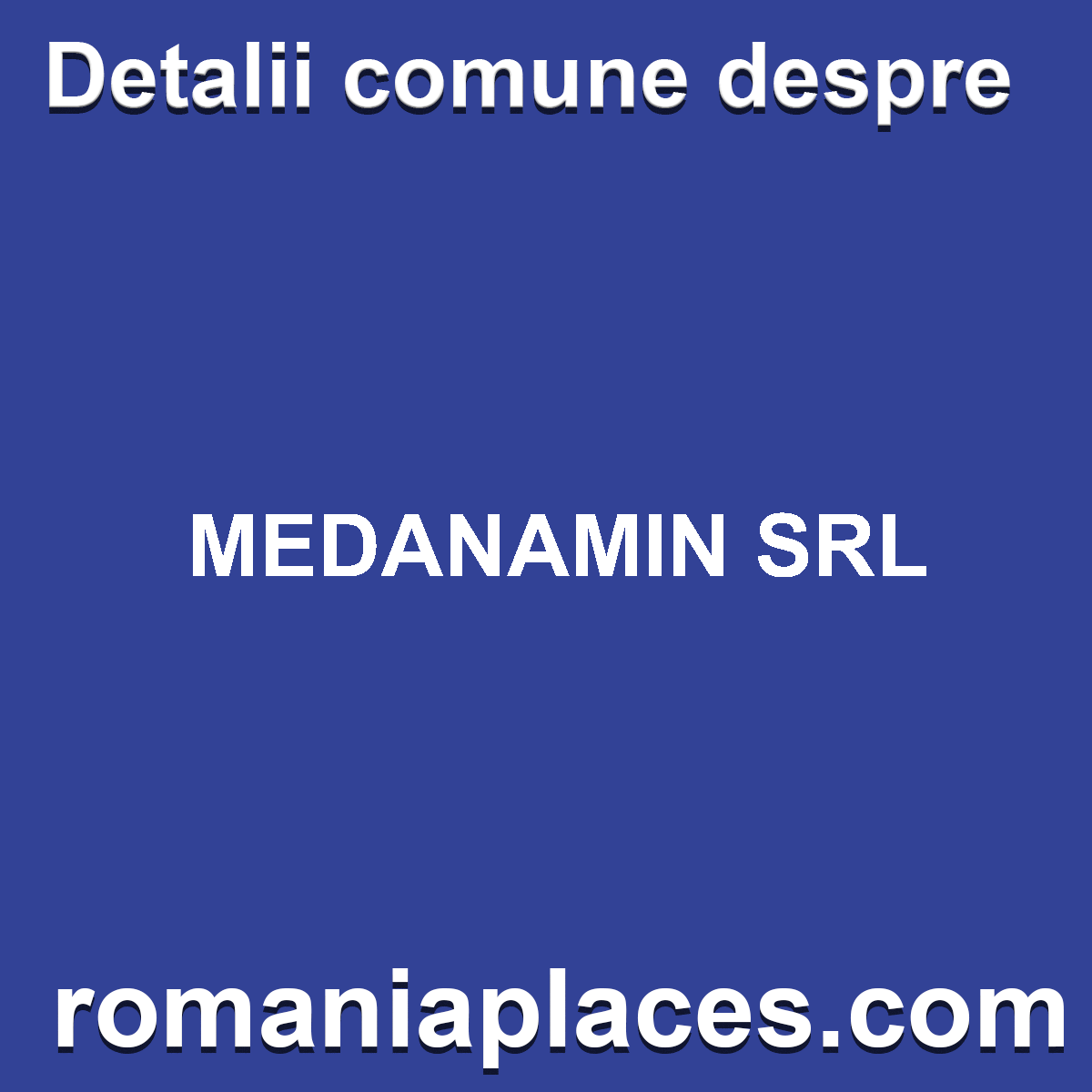 MEDANAMIN SRL