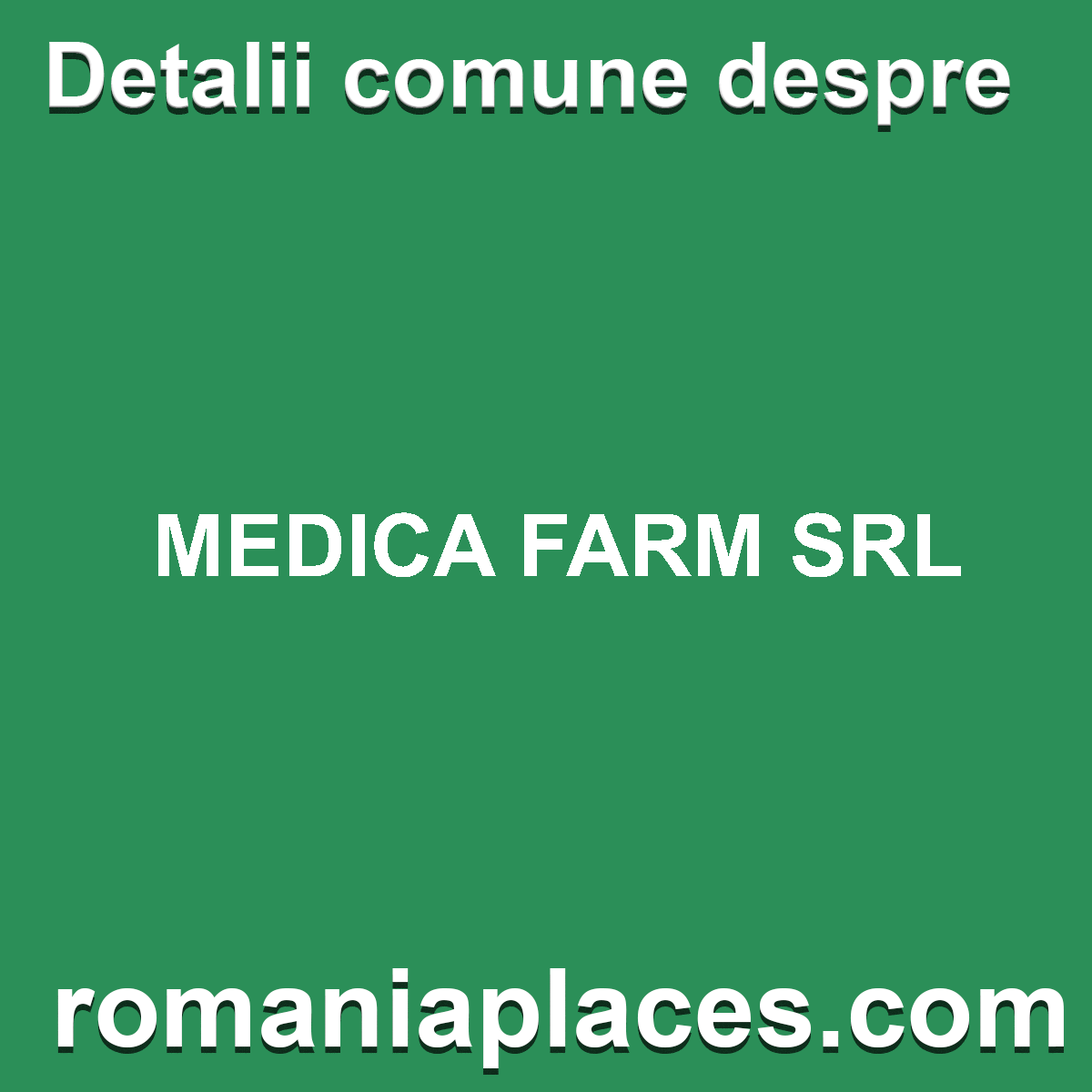 MEDICA FARM SRL