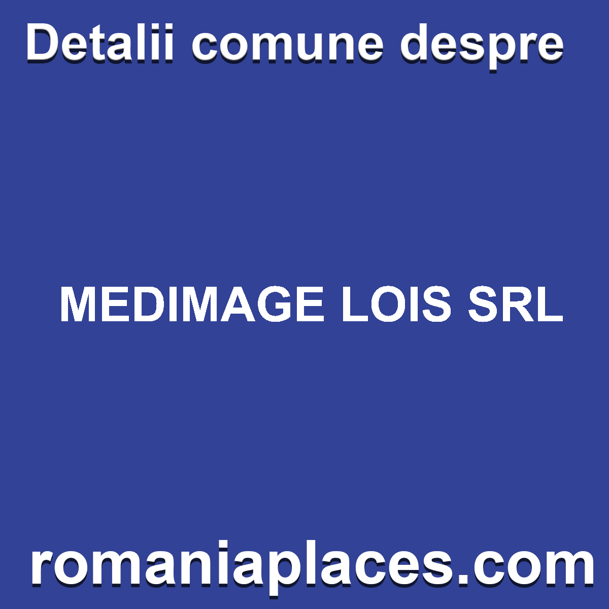 MEDIMAGE LOIS SRL