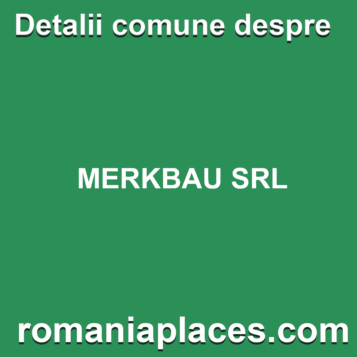 MERKBAU SRL