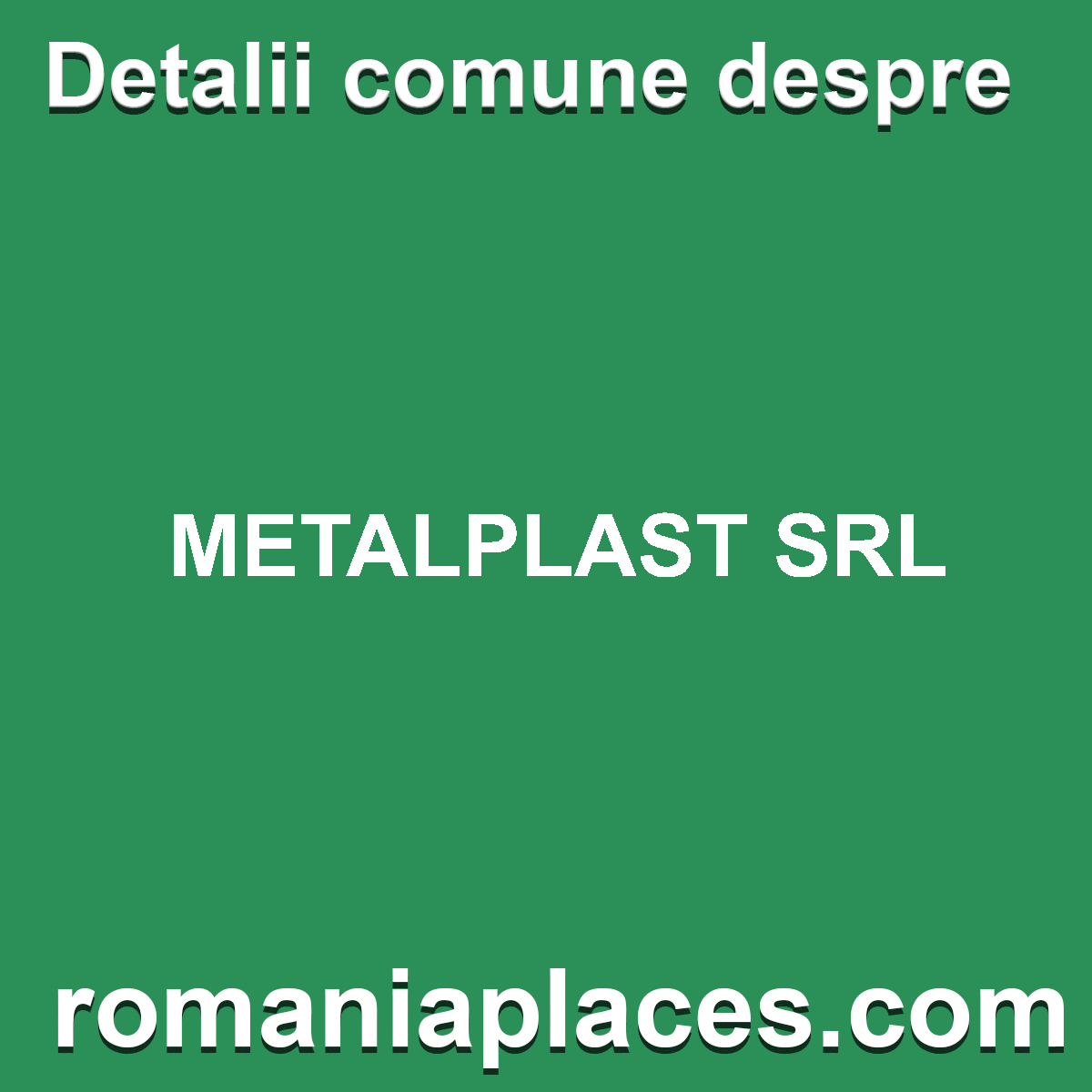 METALPLAST SRL