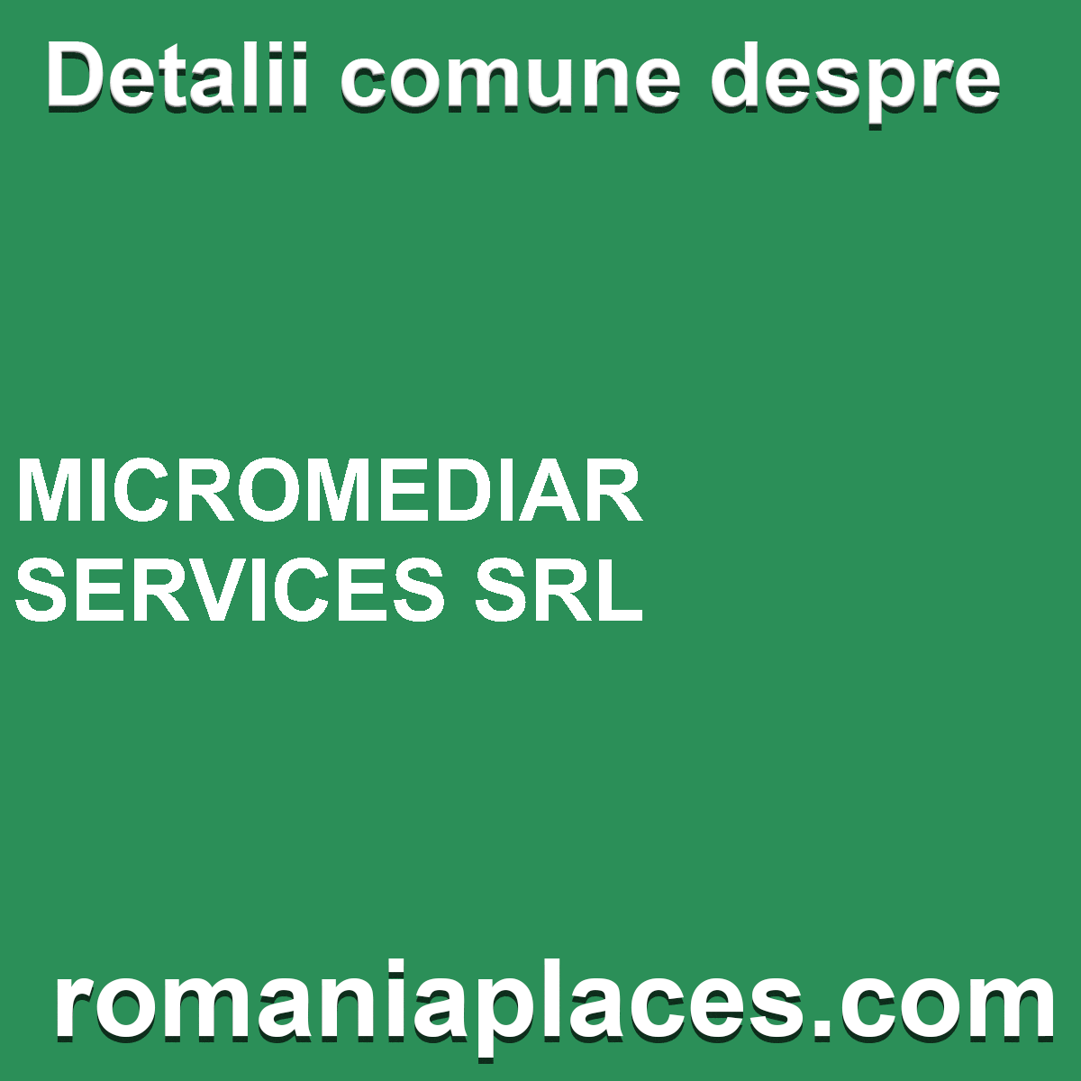 MICROMEDIAR SERVICES SRL