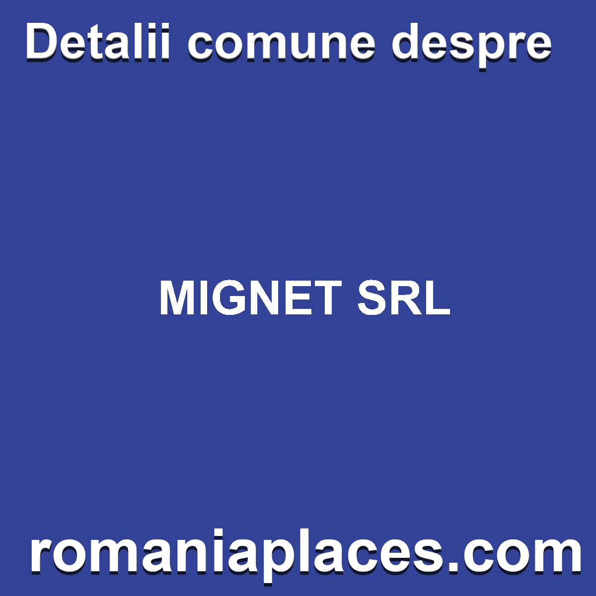 MIGNET SRL