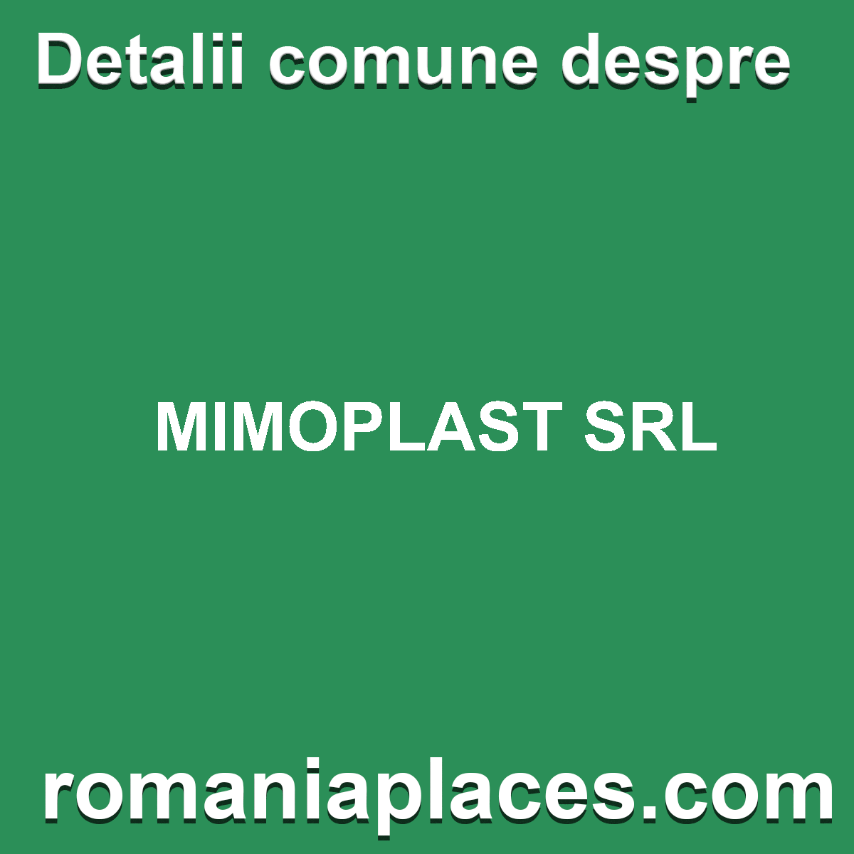 MIMOPLAST SRL