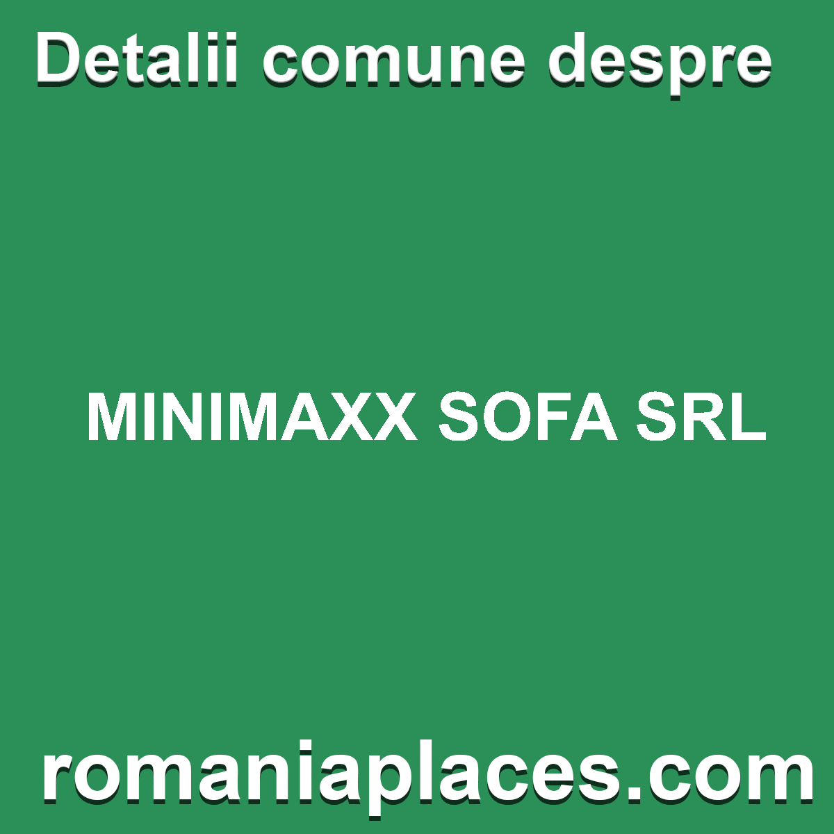 MINIMAXX SOFA SRL