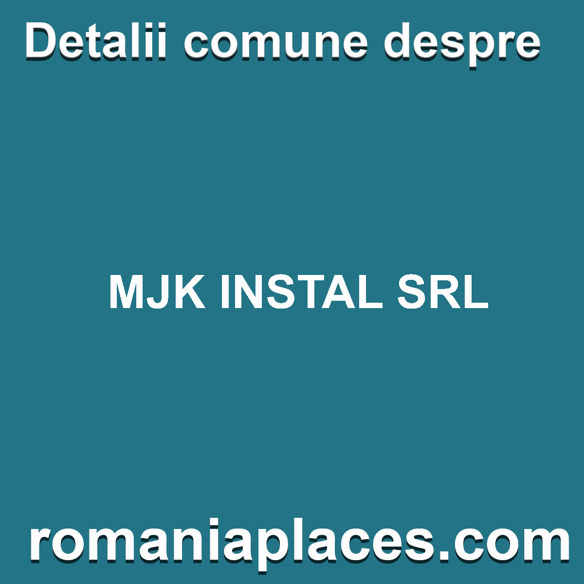 MJK INSTAL SRL