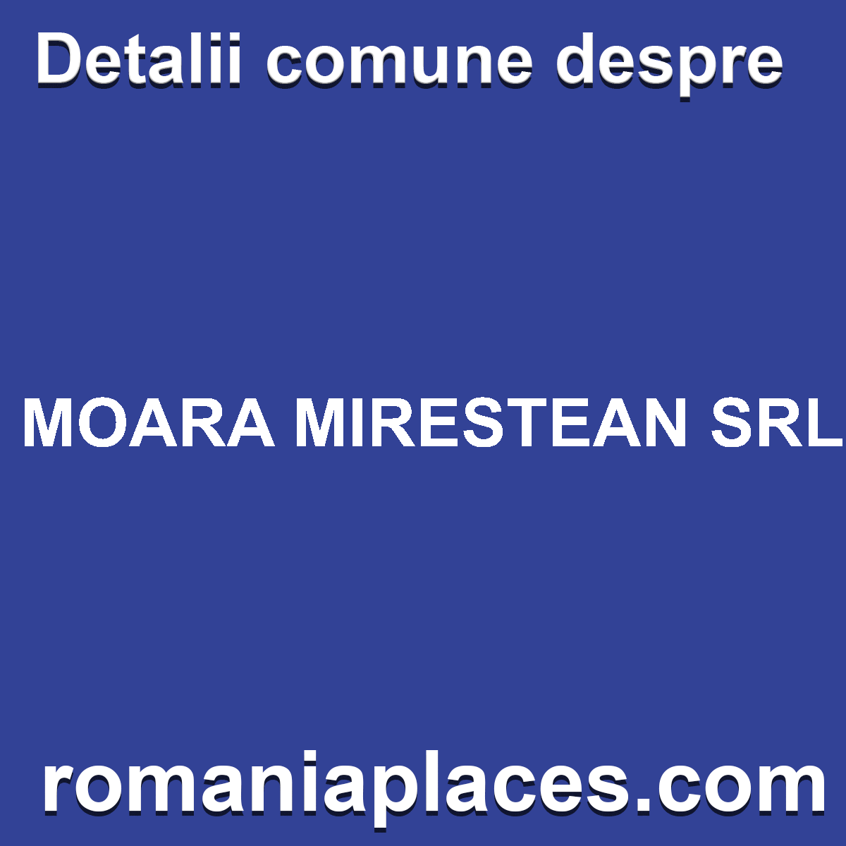 MOARA MIRESTEAN SRL