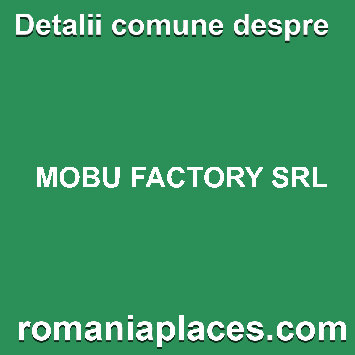 MOBU FACTORY SRL