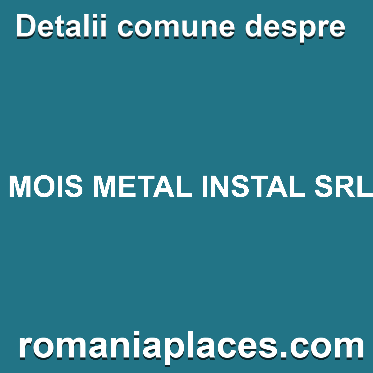 MOIS METAL INSTAL SRL
