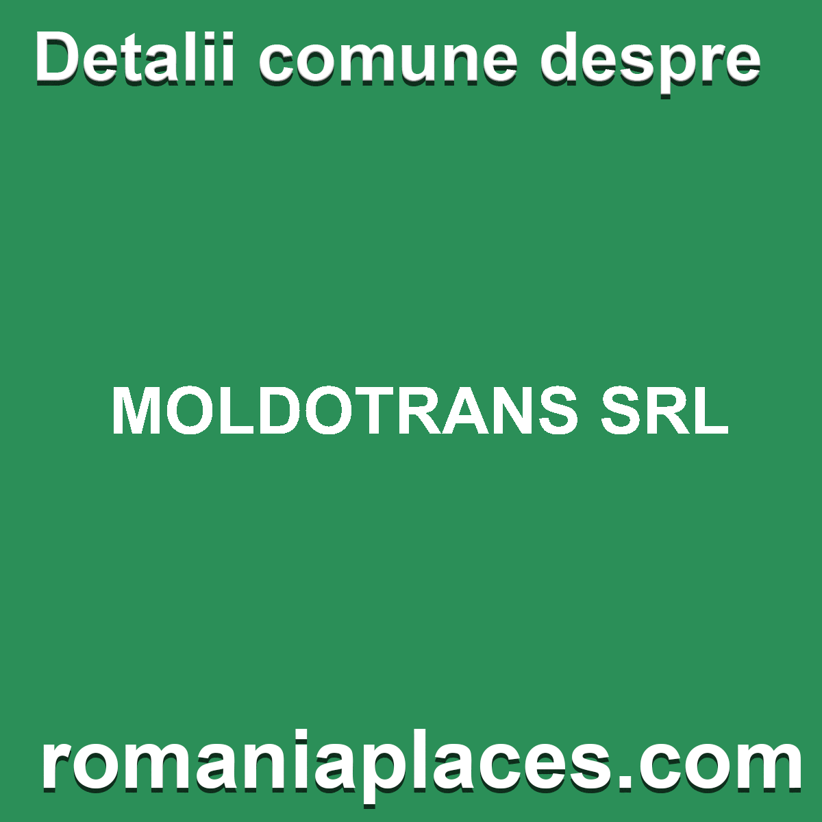 MOLDOTRANS SRL