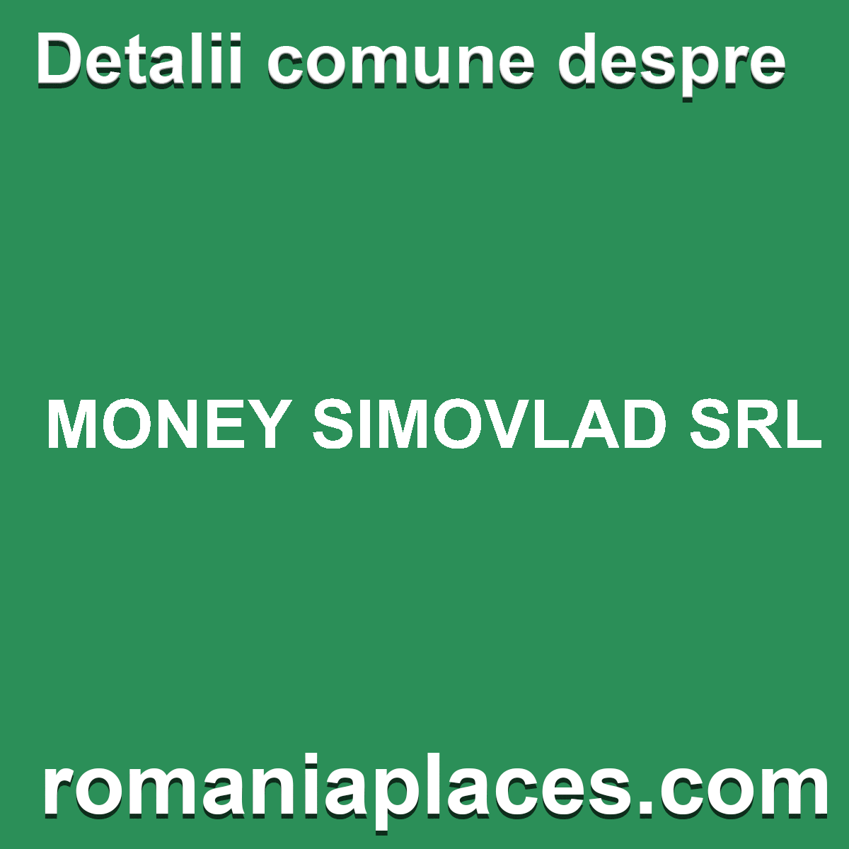 MONEY SIMOVLAD SRL