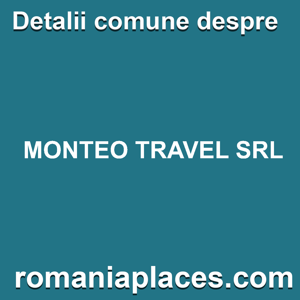 MONTEO TRAVEL SRL