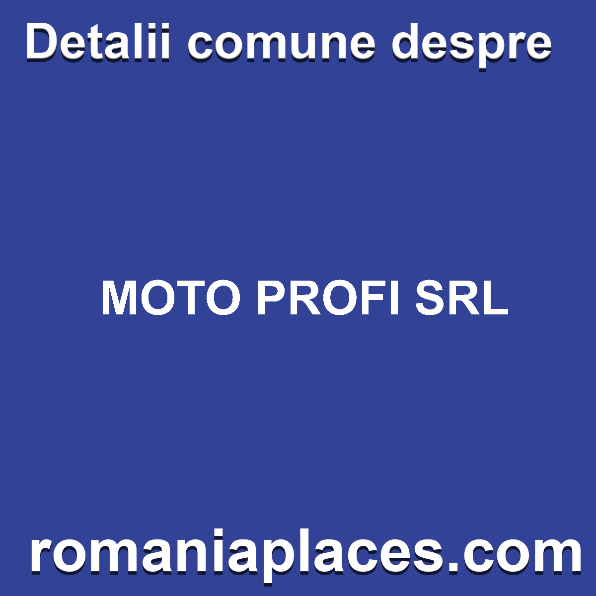MOTO PROFI SRL