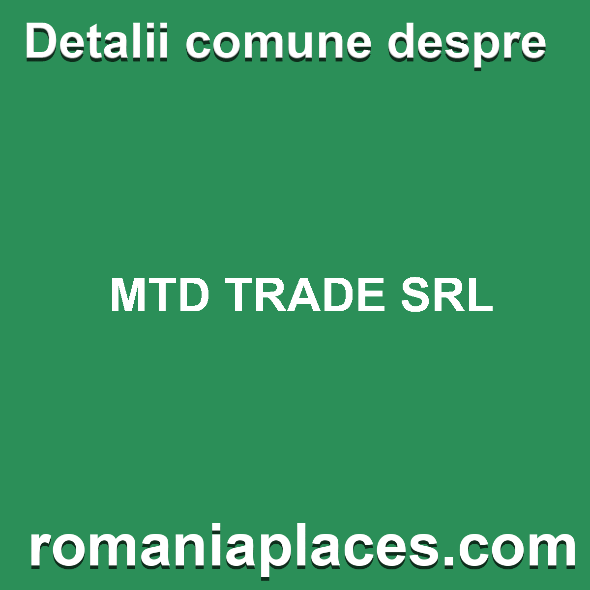 MTD TRADE SRL