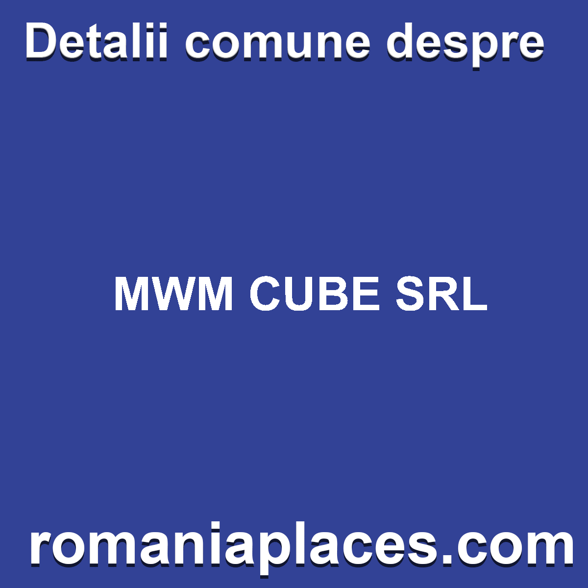 MWM CUBE SRL