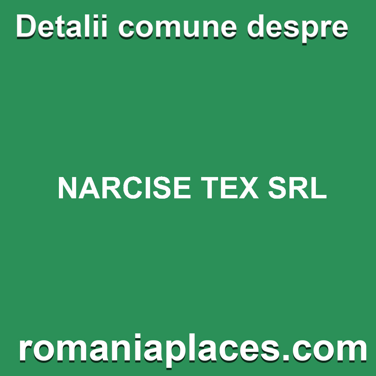 NARCISE TEX SRL