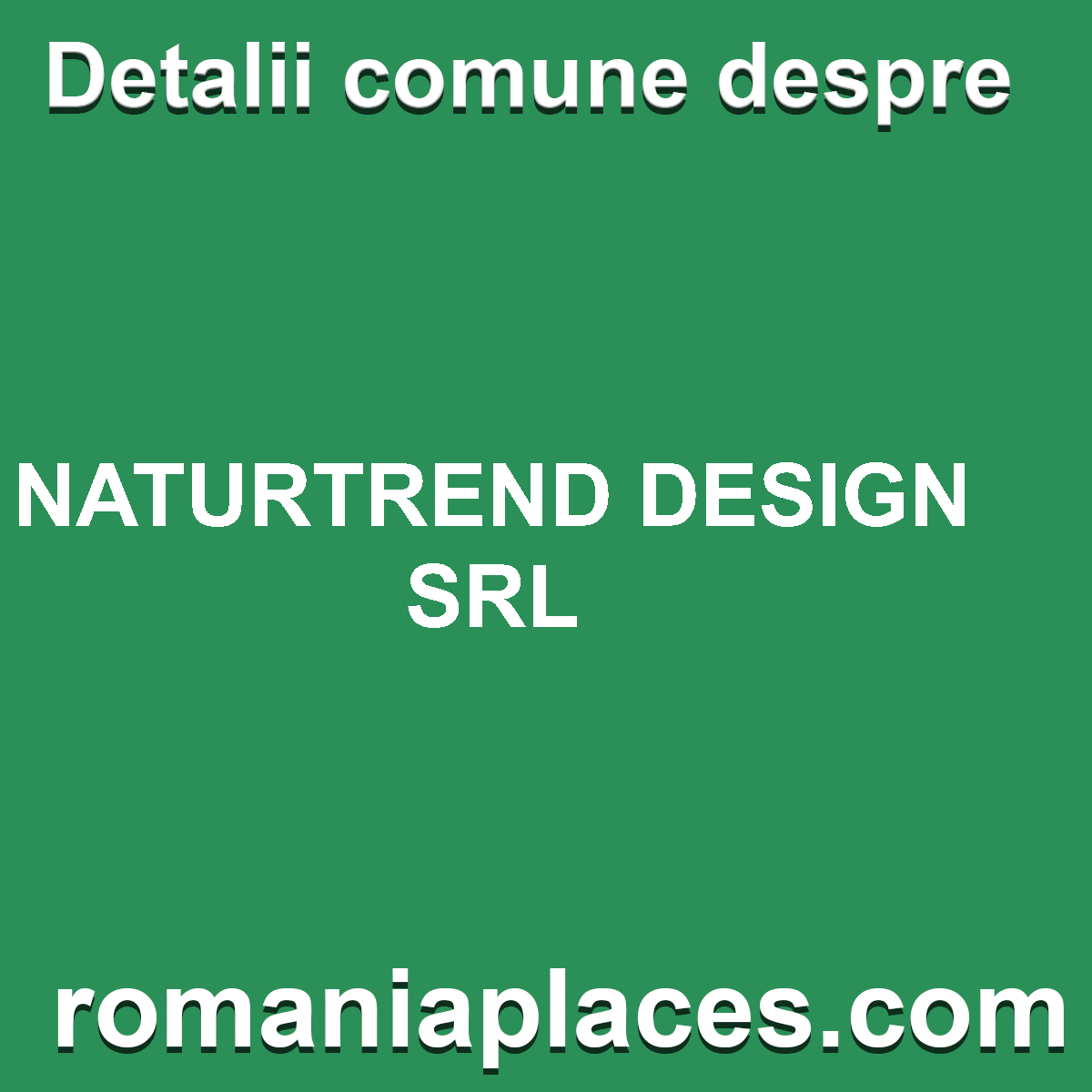 NATURTREND DESIGN SRL