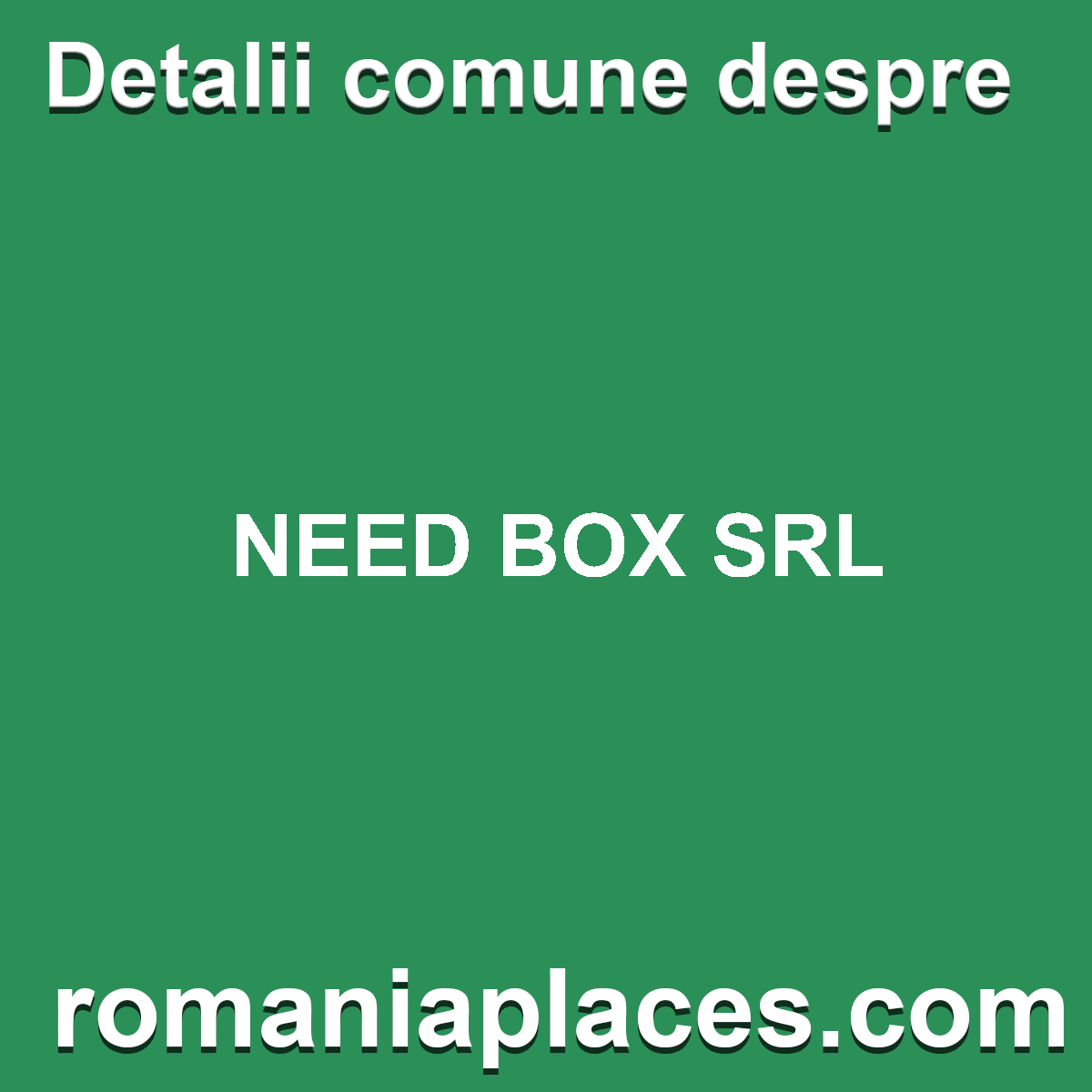 NEED BOX SRL