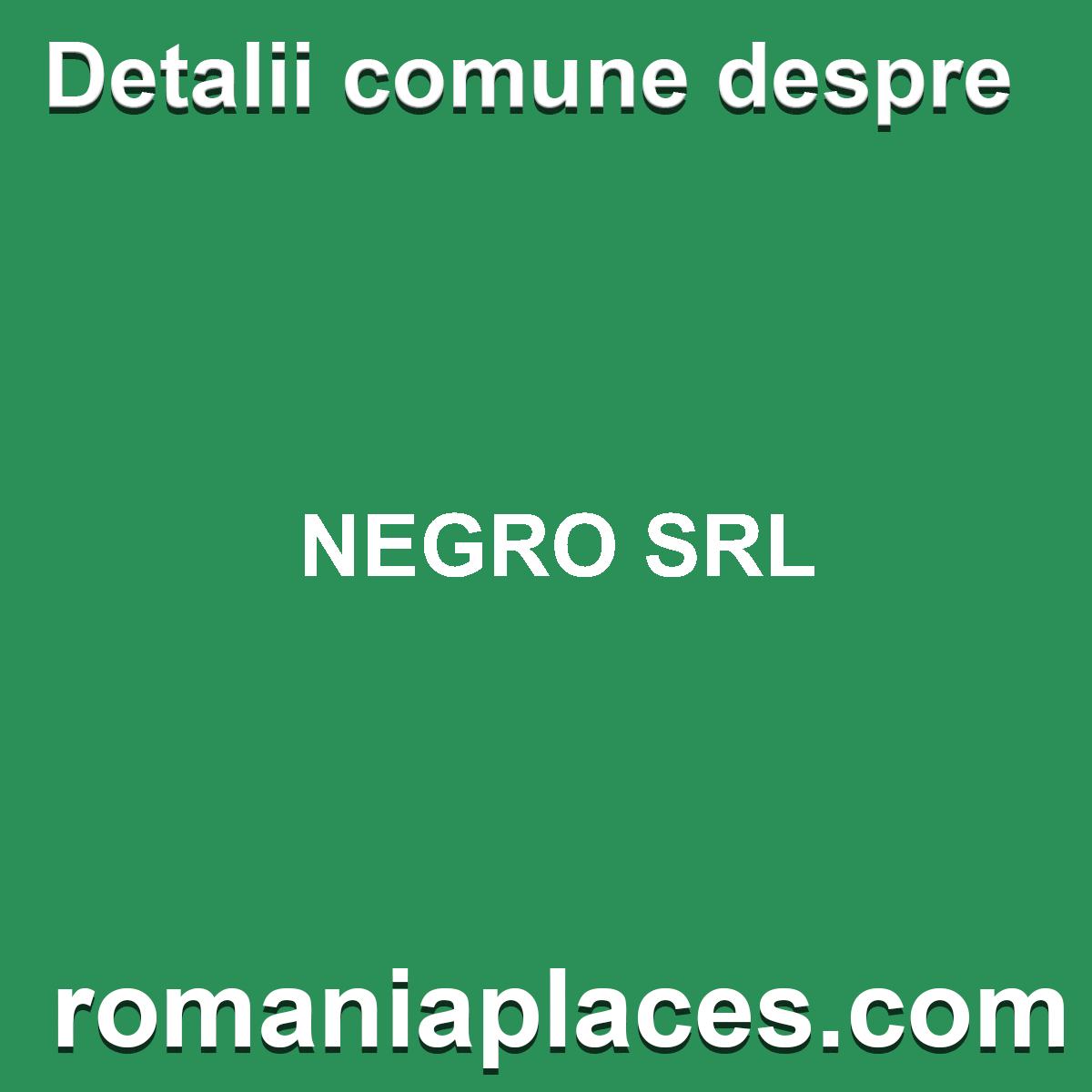 NEGRO SRL
