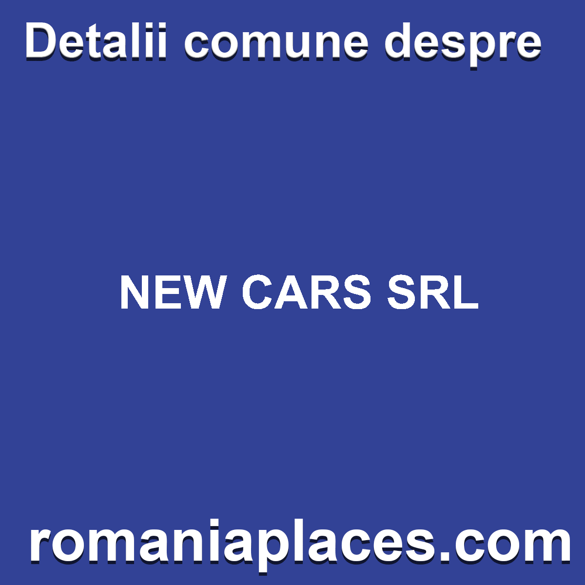 NEW CARS SRL