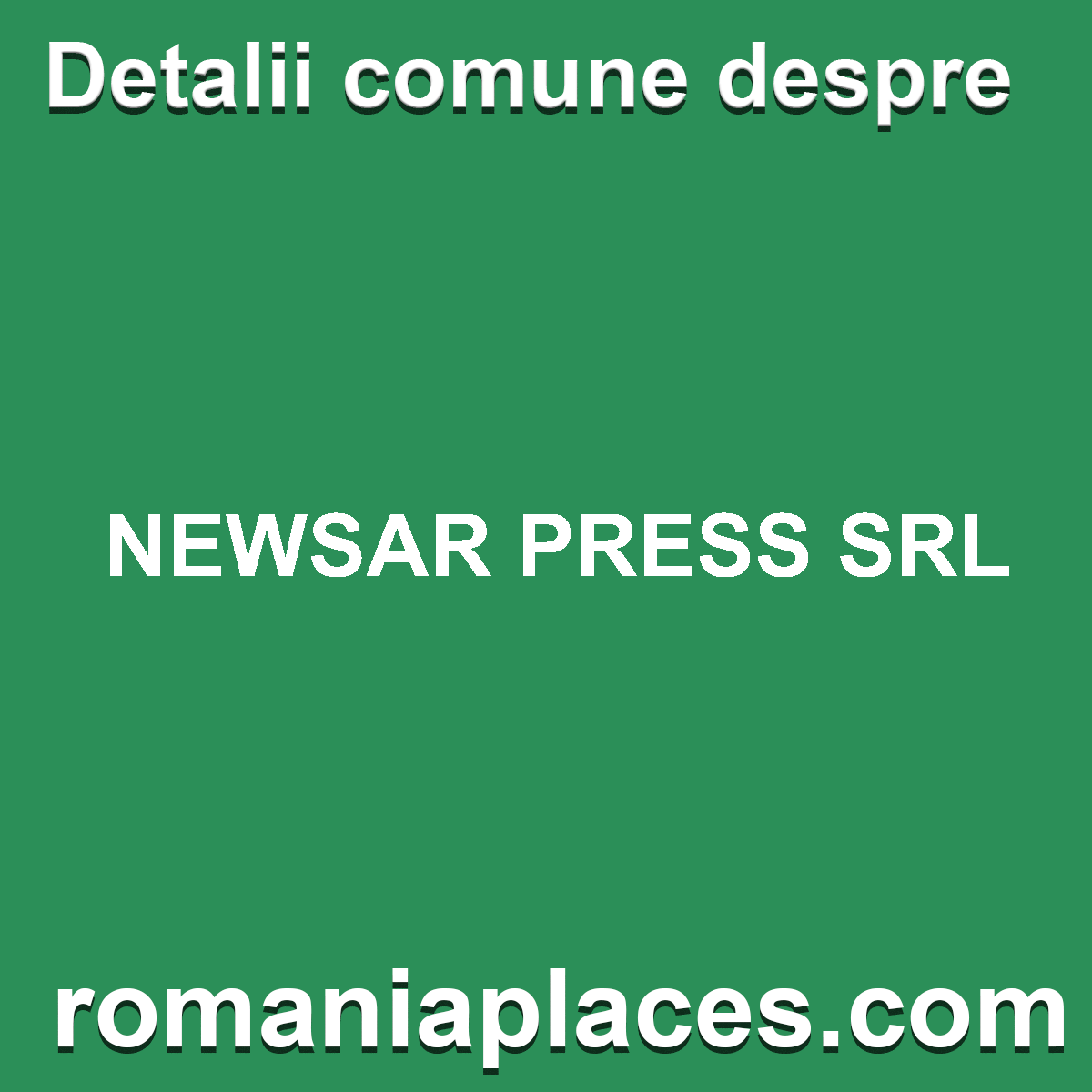NEWSAR PRESS SRL