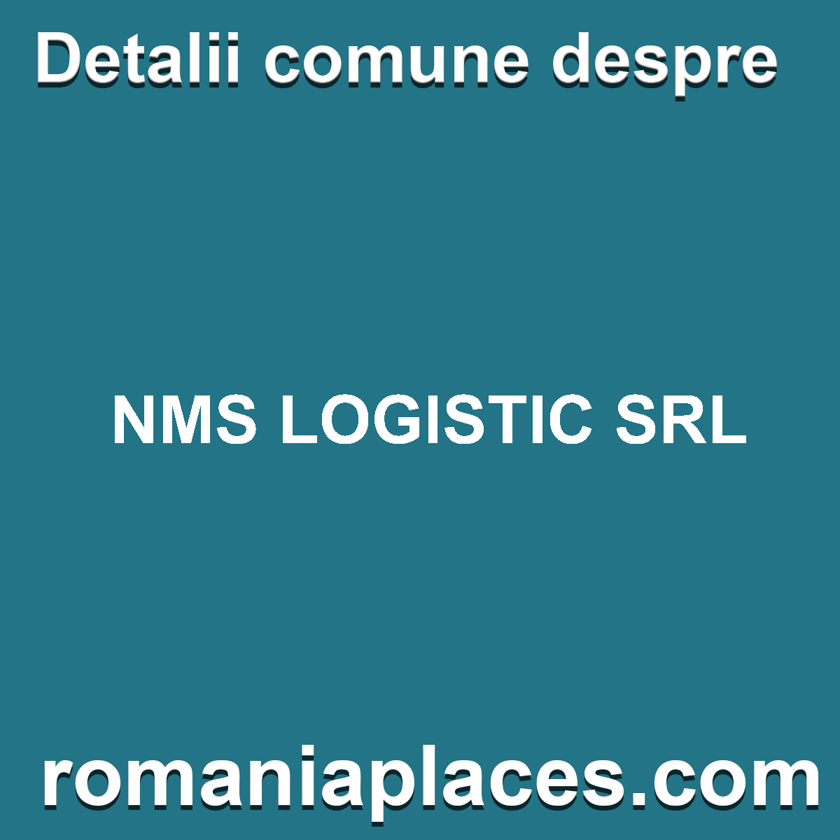 NMS LOGISTIC SRL