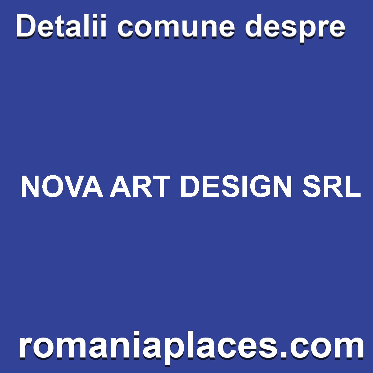 NOVA ART DESIGN SRL