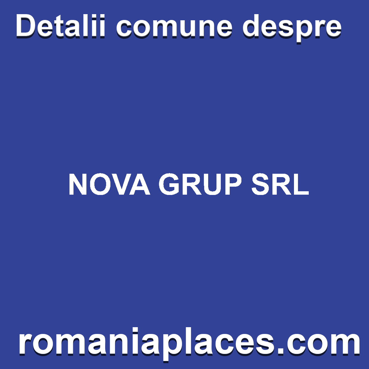 NOVA GRUP SRL