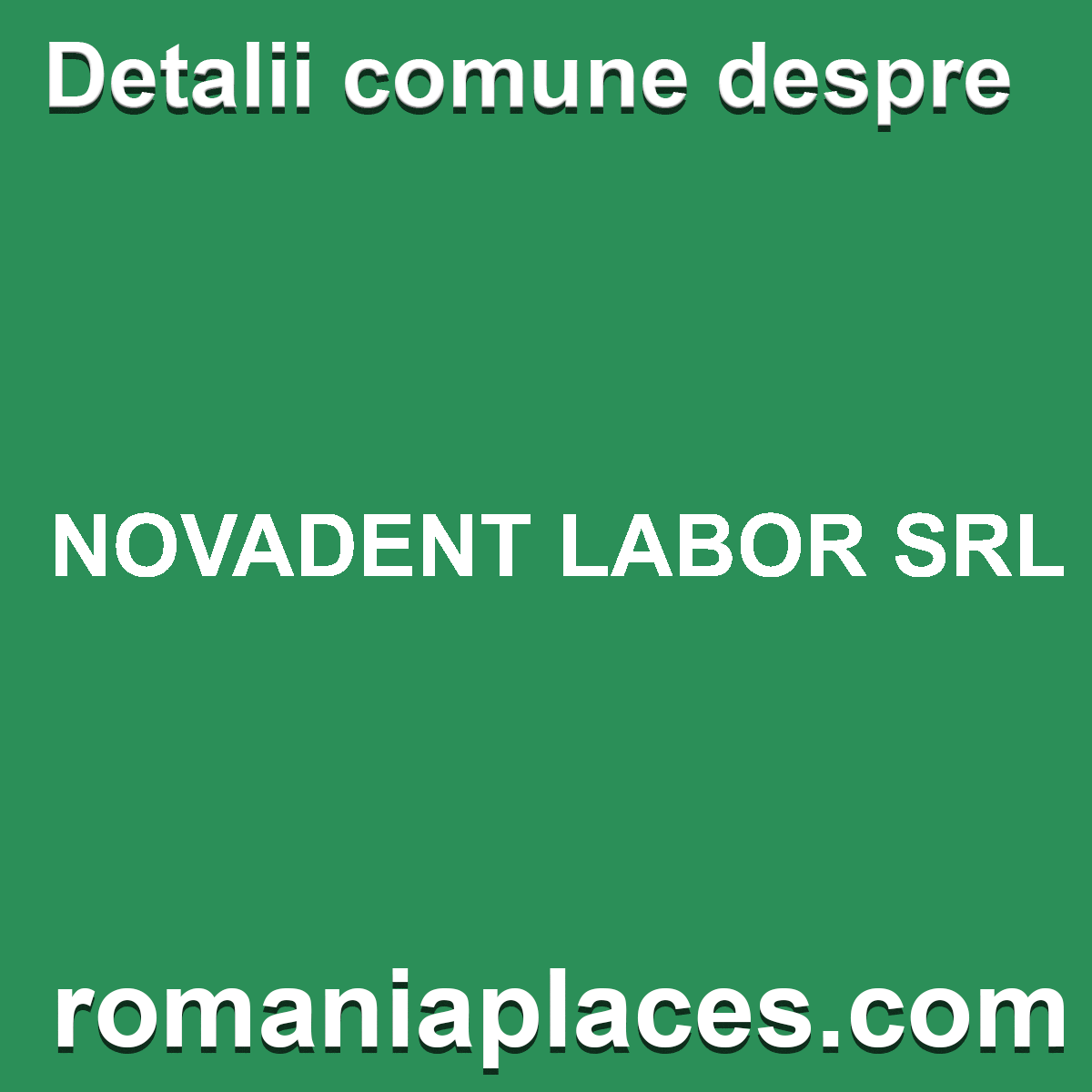NOVADENT LABOR SRL