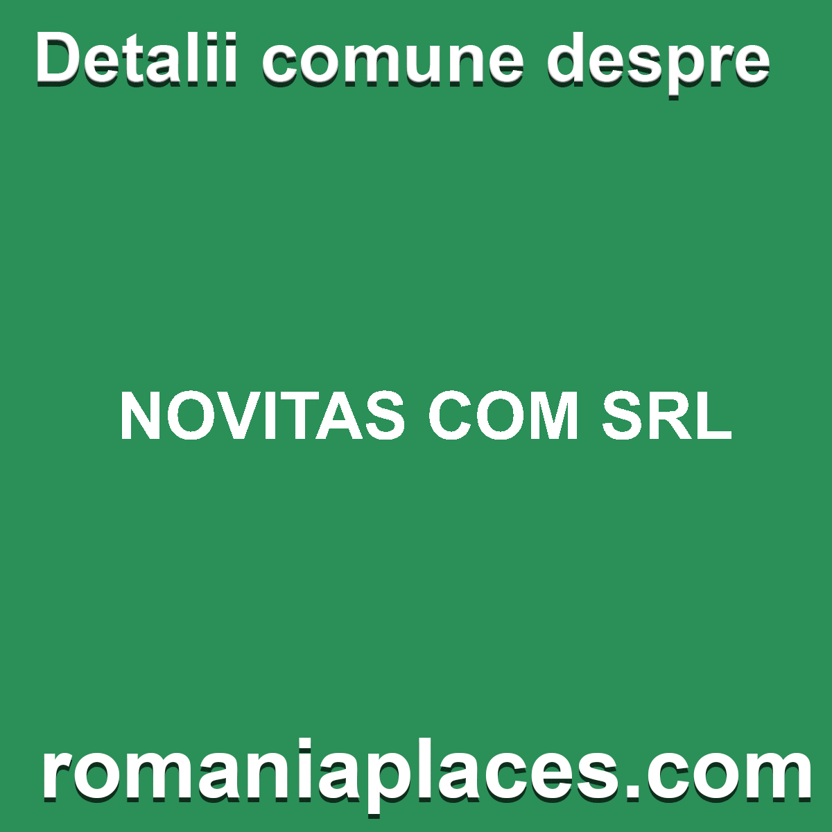 NOVITAS COM SRL