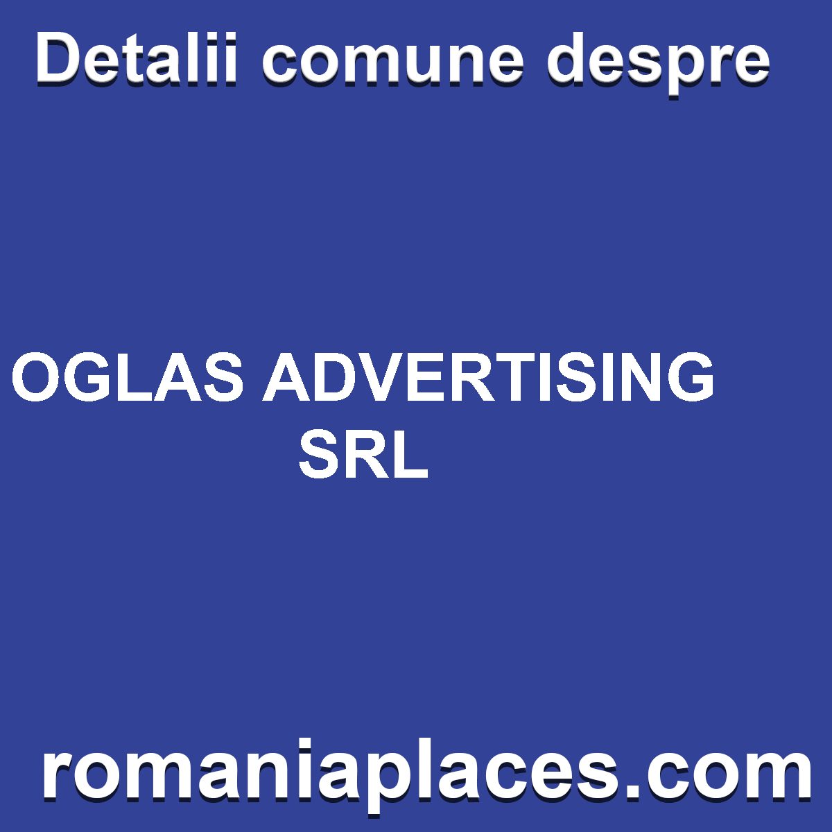 OGLAS ADVERTISING SRL
