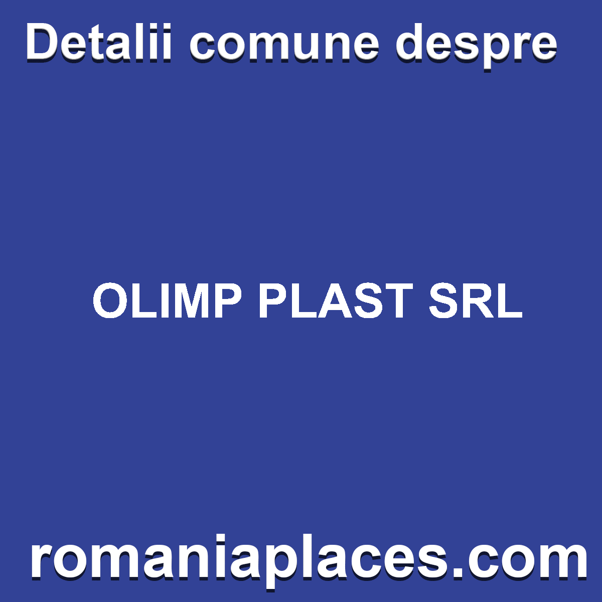 OLIMP PLAST SRL