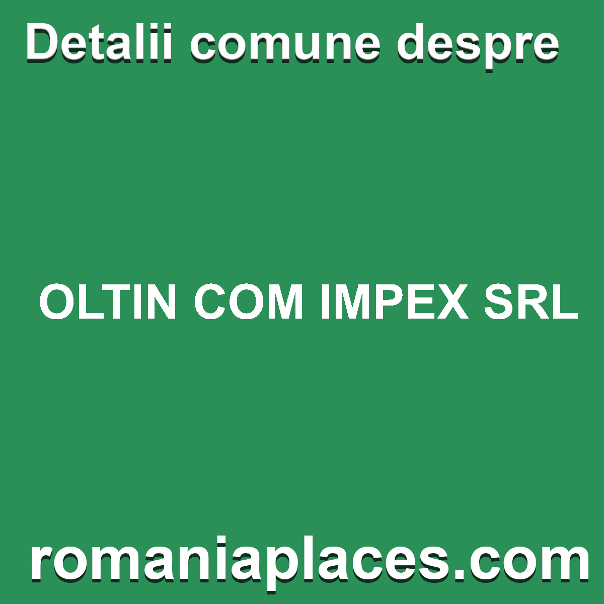 OLTIN COM IMPEX SRL