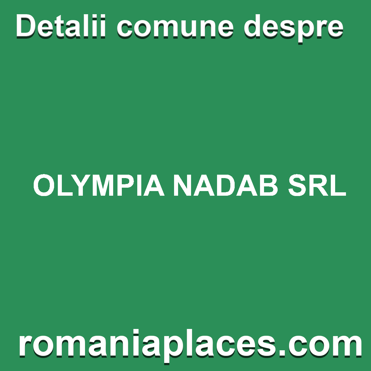 OLYMPIA NADAB SRL