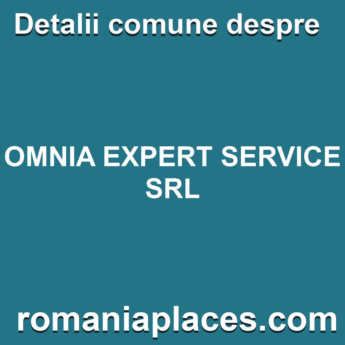OMNIA EXPERT SERVICE SRL
