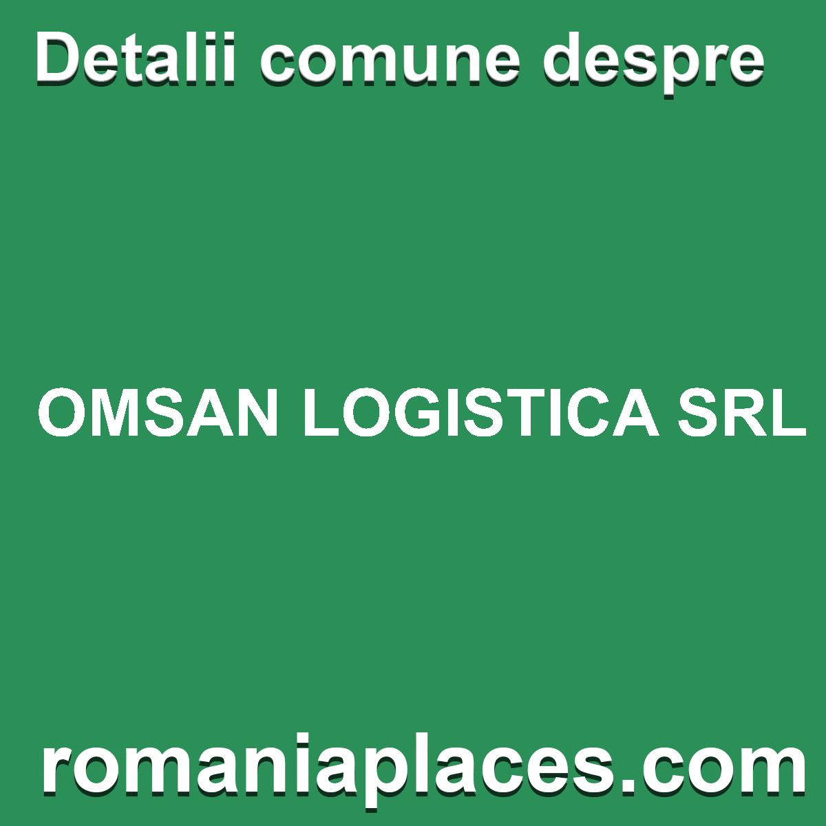 OMSAN LOGISTICA SRL