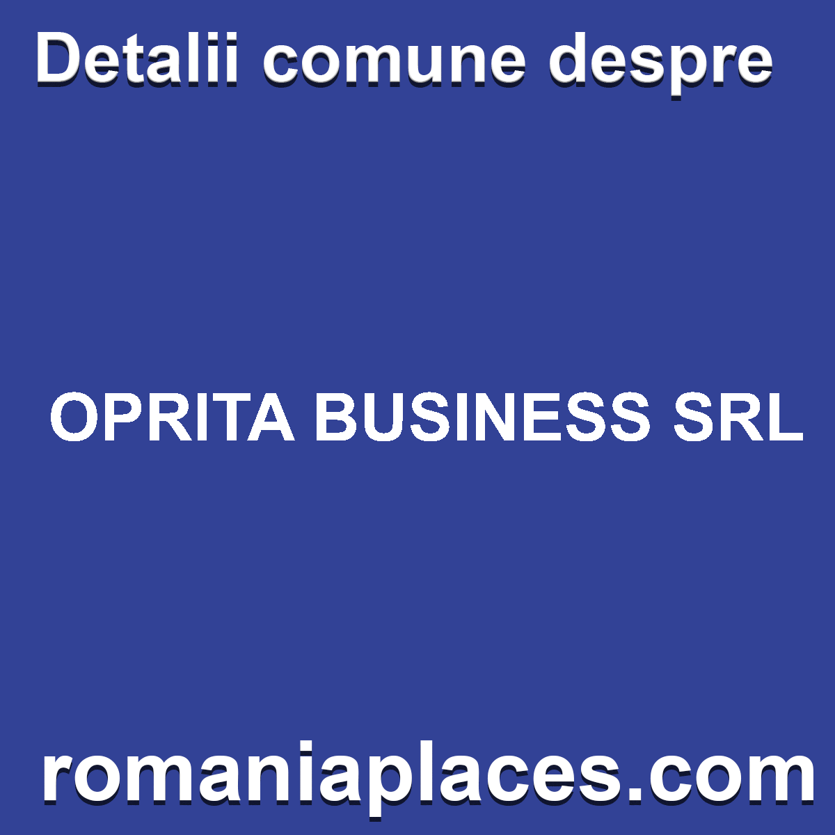 OPRITA BUSINESS SRL