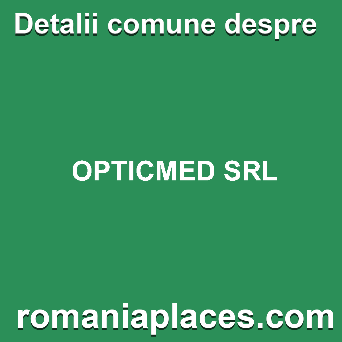 OPTICMED SRL