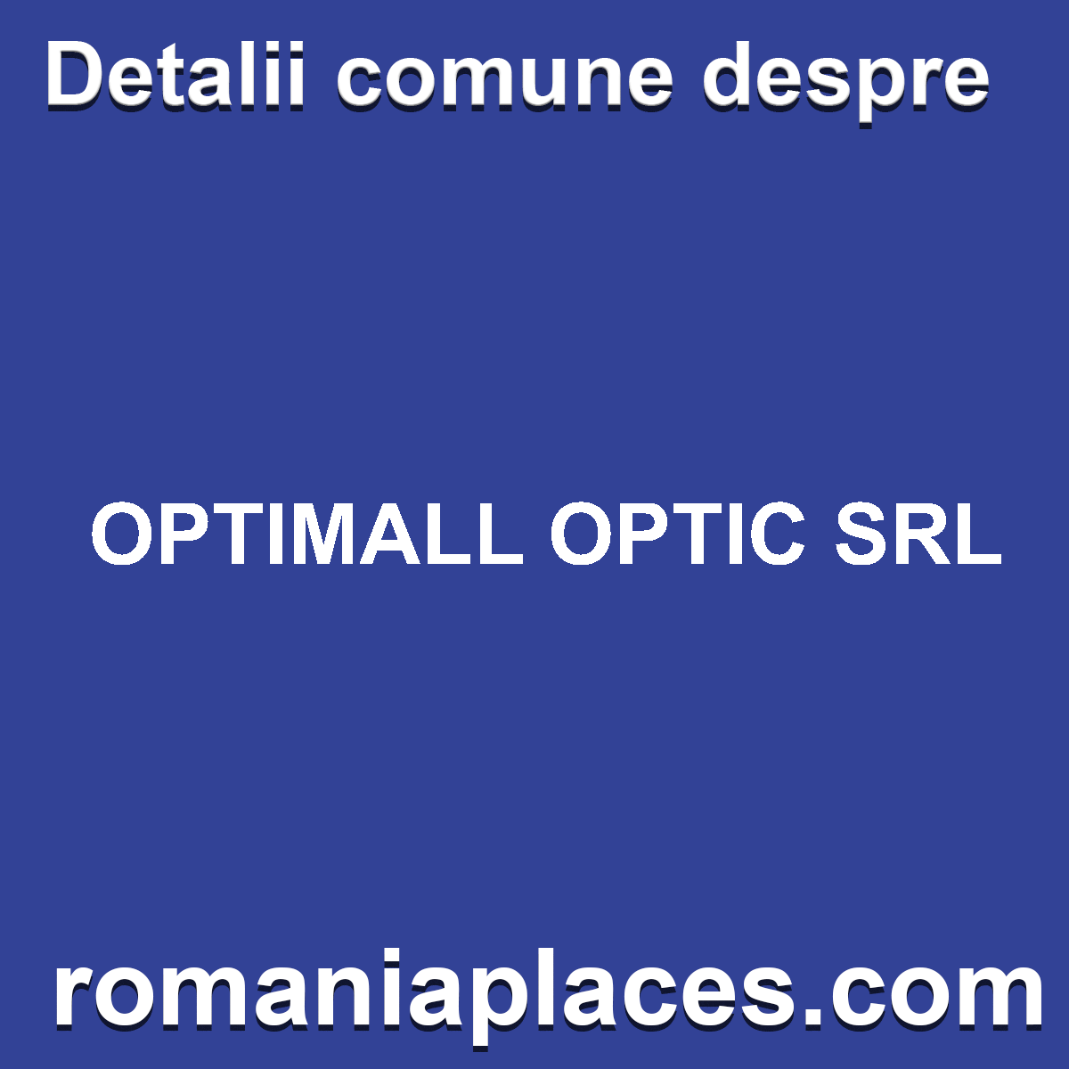 OPTIMALL OPTIC SRL