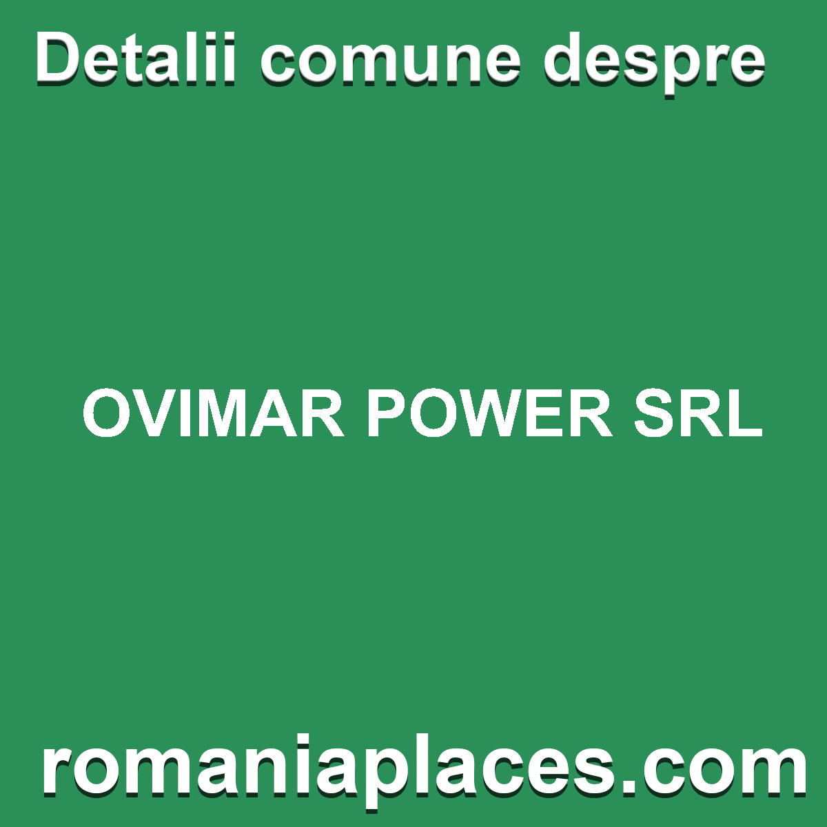 OVIMAR POWER SRL