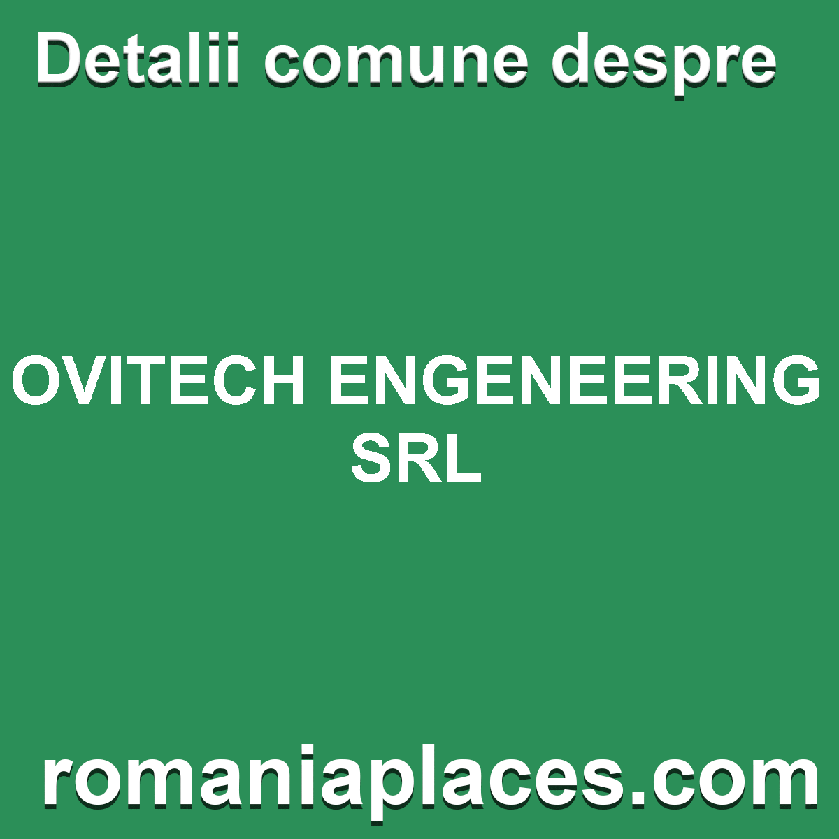 OVITECH ENGENEERING SRL