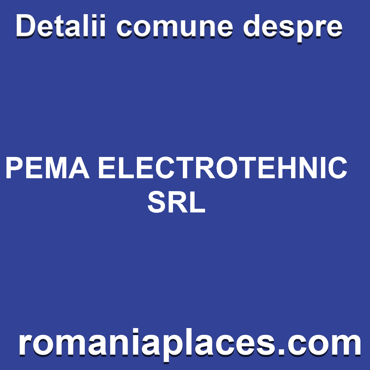 PEMA ELECTROTEHNIC SRL