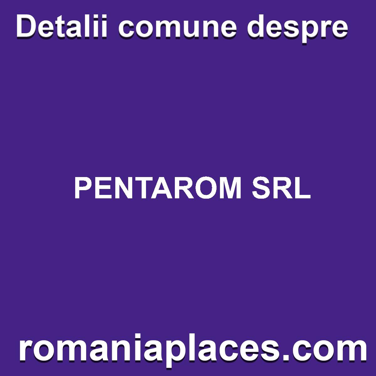 PENTAROM SRL