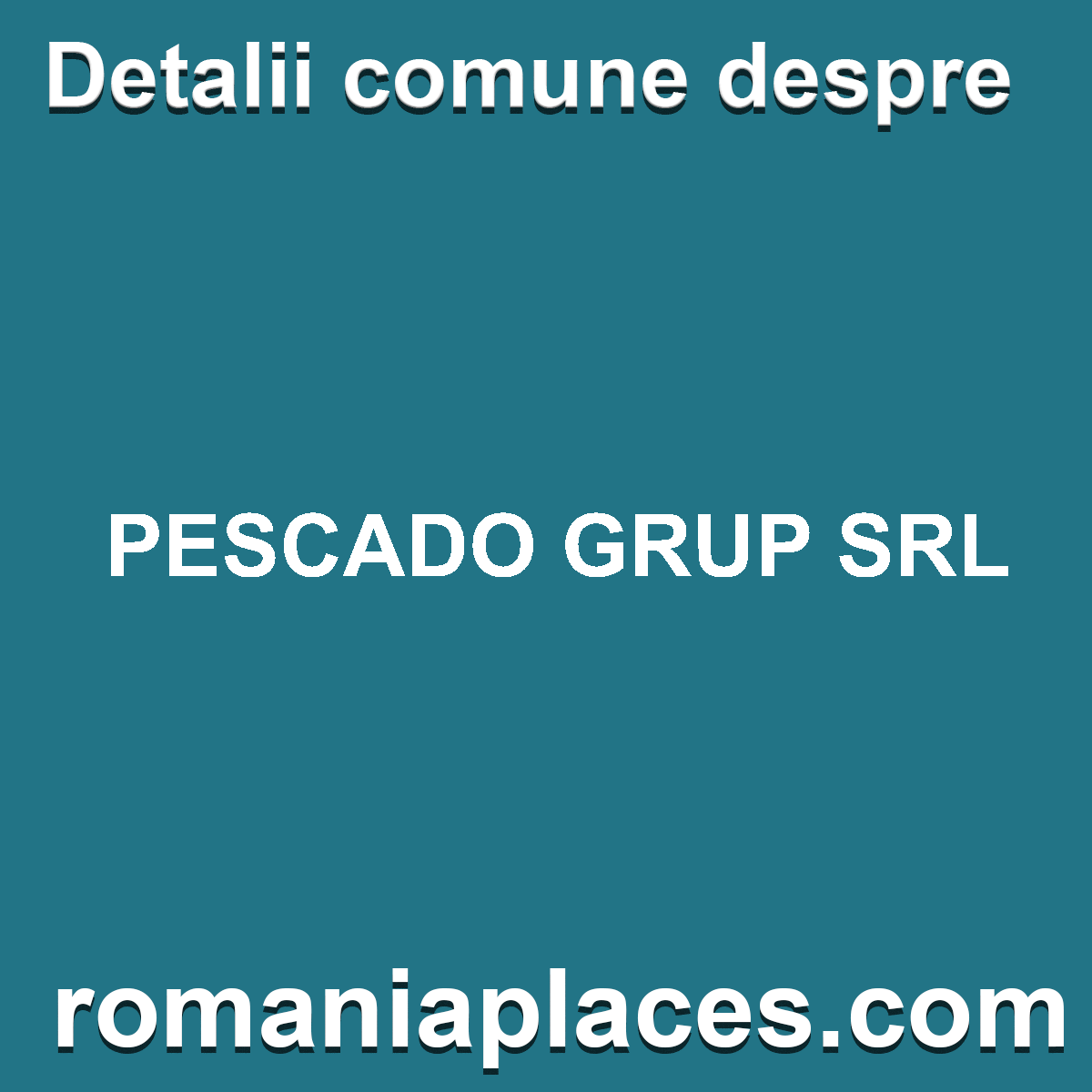 PESCADO GRUP SRL