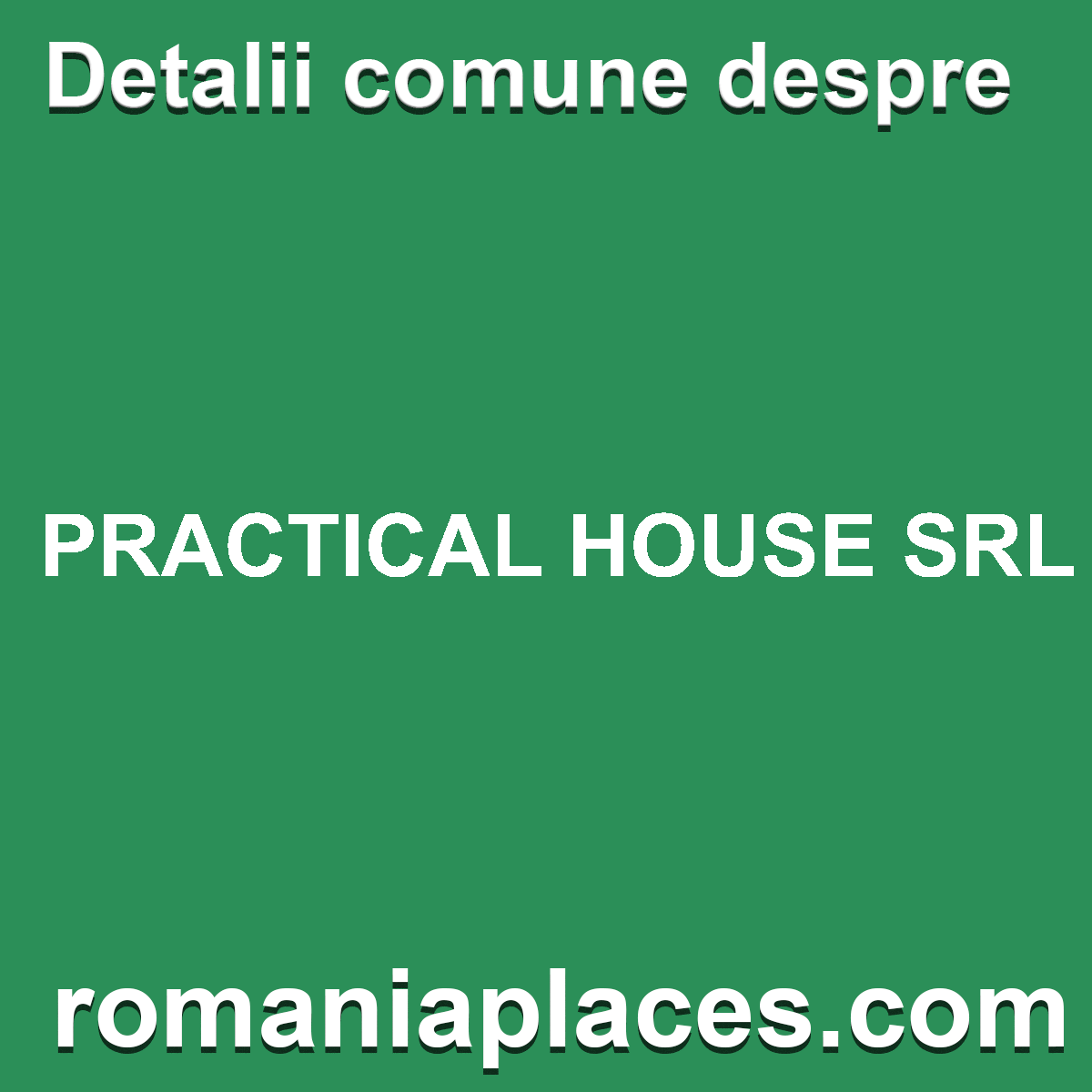 PRACTICAL HOUSE SRL