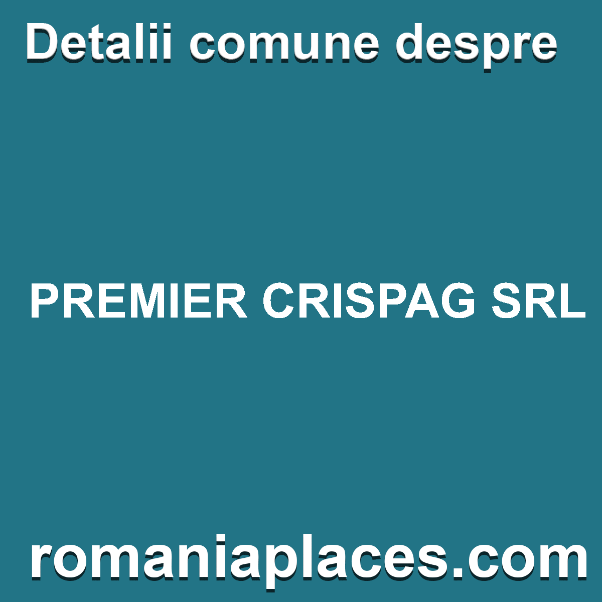 PREMIER CRISPAG SRL