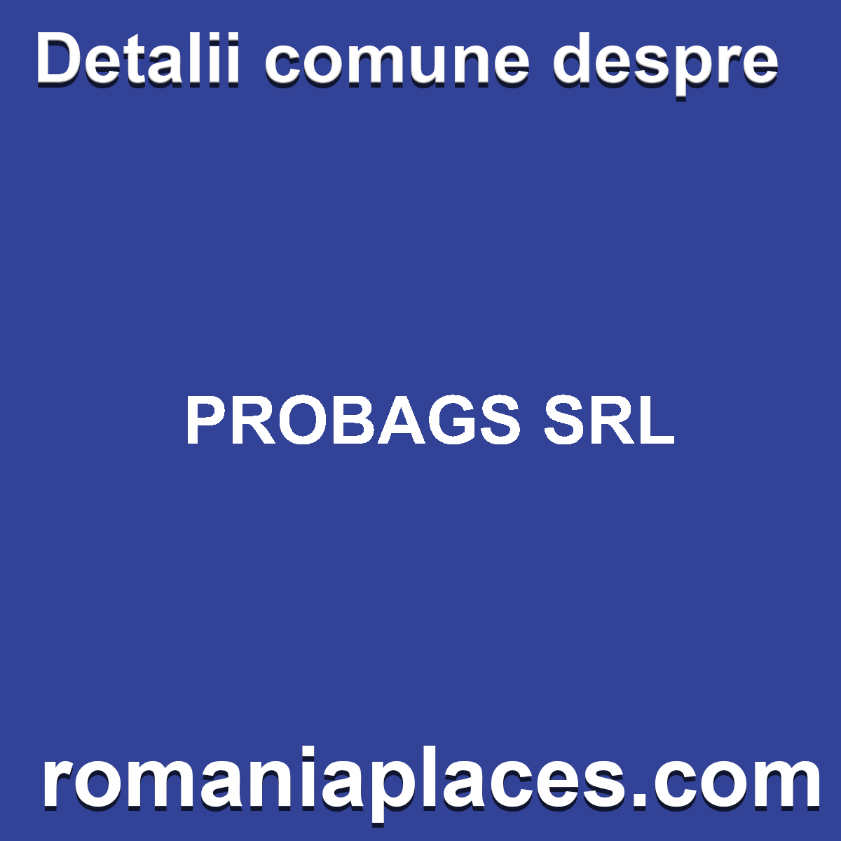 PROBAGS SRL