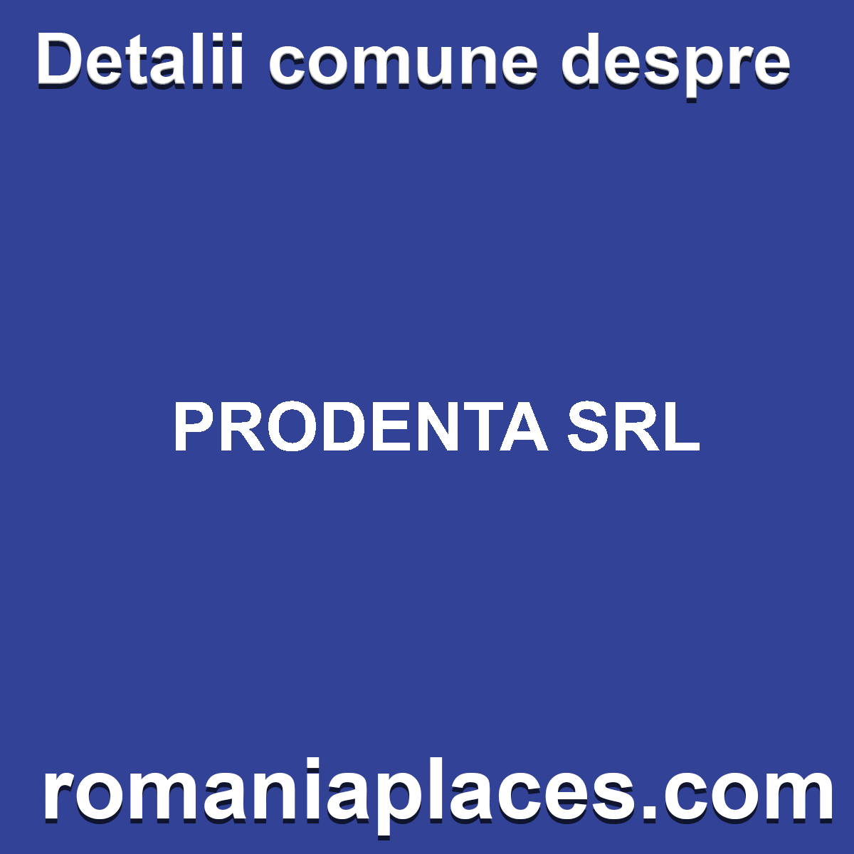 PRODENTA SRL