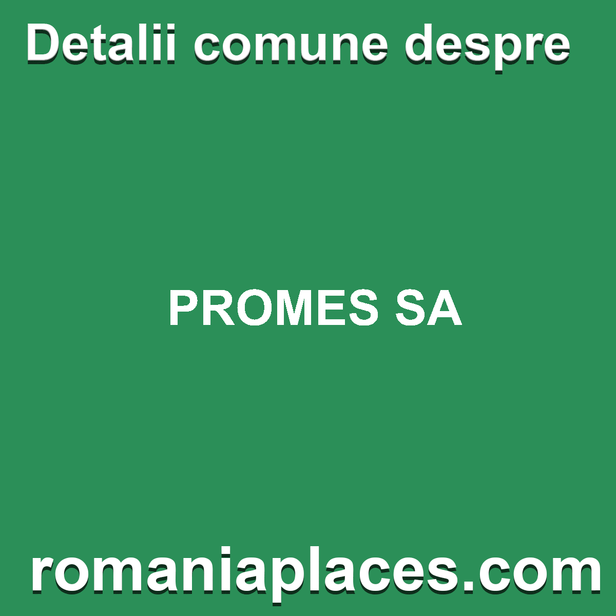 PROMES SA