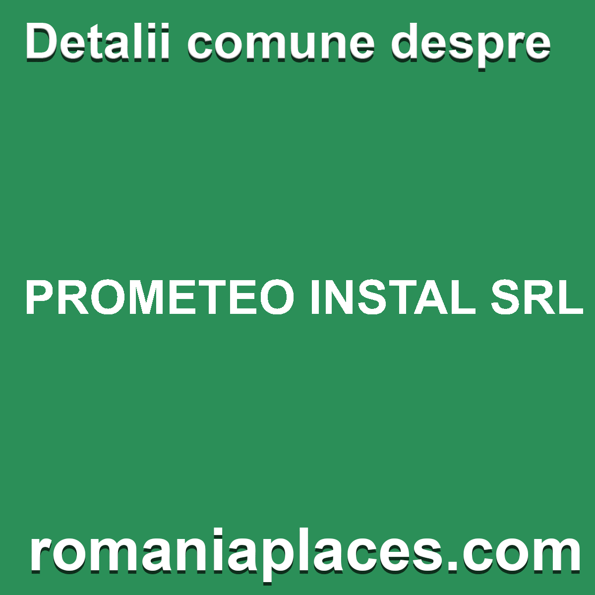 PROMETEO INSTAL SRL